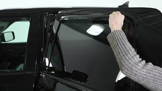 How to install Inchannel Window Deflectors  GOODYEAR Shatterproof [upl. by Jaddo]