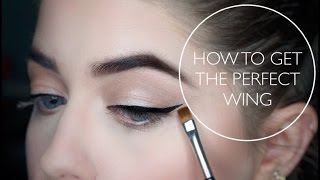 Easy Winged Eyeliner Tutorial for Beginners [upl. by Adnawed]