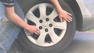 How to remove hubcaps with no tools [upl. by Sherrill]