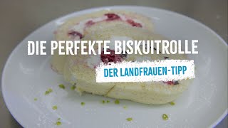 Der LandfrauenTipp Die perfekte Biskuitrolle [upl. by Hannavas]