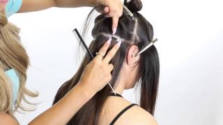 How to HaloCouture TapeIn Extensions [upl. by Deer]