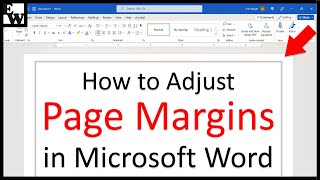 How to Adjust Page Margins in Microsoft Word [upl. by Barolet]