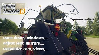 TRY MORE REALISM IN FARMING SIMULATOR 19  cabin mods [upl. by Scribner]