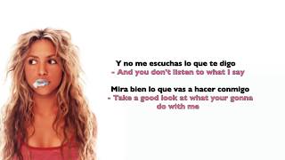 Ciega Sordomuda  Shakira Letra  English lyrics [upl. by Hurley831]