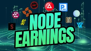 PASSIVE INCOME from NODES Last Month [upl. by Adriane]