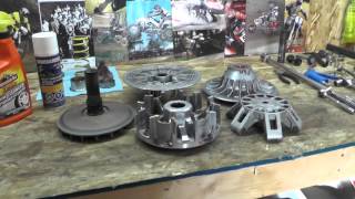 Servicing Maintain Canam Clutches [upl. by Rickard]