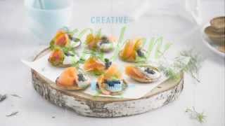 Alpro recipe – Blini with Salmon and Dill [upl. by Bremer26]