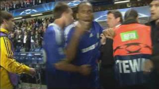 Didier Drogba Angry After Chelsea Lose In The Champions League [upl. by Gnad12]