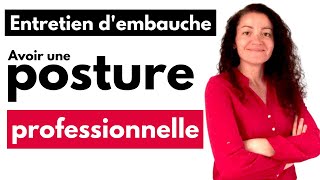 Entretien dembauche conseils pour une bonne posture [upl. by Marlyn]