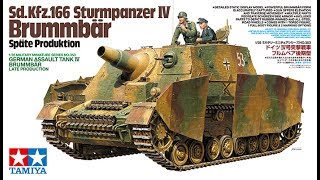 Building the all new 135 Tamiya Brummbar late [upl. by Yema]