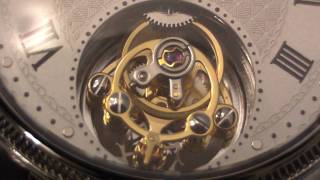 Closeup of tourbillon watch movement [upl. by Zevahc67]