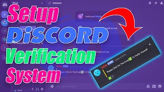 How To Make A Verification System On Discord With Mee6 [upl. by Esyle]