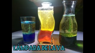 Experimento Lámpara de lava [upl. by Snahc674]