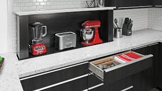 Hidden appliance storage systems for the kitchen of today [upl. by Knowles381]