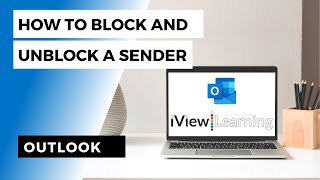 How to block and unblock a sender in Outlook [upl. by Hgeilhsa58]