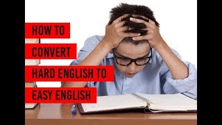 How to convert Hard English to Easy English with Rewordify [upl. by Lanahtan]