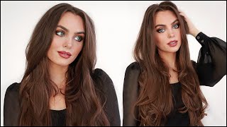 10 minute BLOWOUT with straightener  90s hair tutorial [upl. by Dean]