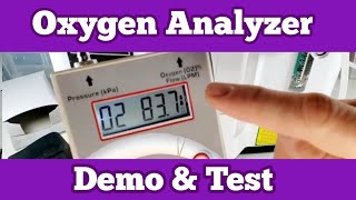 Oxygen Analyzer Test and Demo [upl. by Subir]