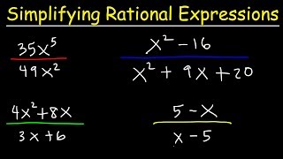 Simplifying Rational Expressions [upl. by Clements252]