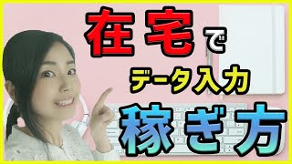 【在宅ワーク】データ入力の始め方！どんな仕事がある？いくら稼げる？を解説します！ [upl. by Aracaj936]