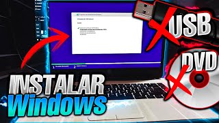 😎Tutorial Instalar Cualquier Windows sin MEMORIA USB ni DVD ⚡ [upl. by Agbogla]