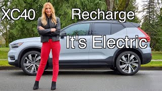 2021 Volvo XC40 Recharge review  Volvos first electric vehicle [upl. by Brodie]