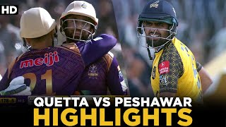 Highlights  Exhibition Match  Quetta Gladiators vs Peshawar Zalmi  HBL PSL  MI2A [upl. by Atnwahsal227]