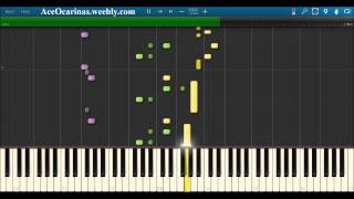 Linebecks Theme  Synthesia Tutorial [upl. by Ahseiyt]