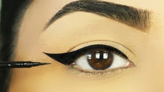 These 3 Easy WINGED EYELINERS FOR HOODED EYES are a must try [upl. by Lemrahc]