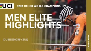 Men Elite Highlights  2020 UCI Cyclocross World Championships [upl. by Mharba]