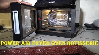 How to Use the Power Air Fryer Oven Rotisserie and Accessories [upl. by Falo]