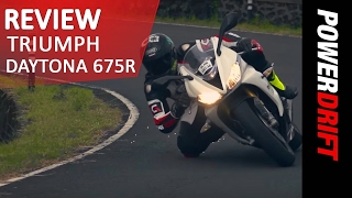 Triumph Daytona 675R  Review  PowerDrift [upl. by Sigmund]