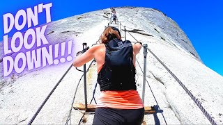 Half Dome  The Best One Day Hike In Yosemite National Park [upl. by Nomihs311]