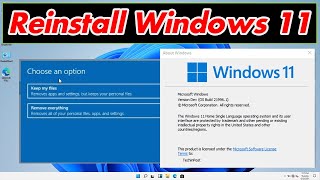 GUIDE How to Reinstall Windows 11 Very Easily amp Quickly Download [upl. by Zippel793]