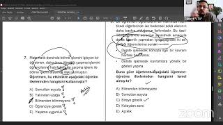 ÖĞRETİM YÖNTEM VE TEKNİKLERİ SORU ÇÖZÜMÜ1 [upl. by Dareg]