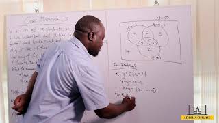 SHS 1 Core Mathematics  Solving Three Set Problem [upl. by Wendalyn]