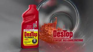 Destop Déboucheur Turbo  Gel Entretien Javel [upl. by Aninahs]