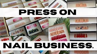 HOW TO START A PRESS ON NAIL BUSINESS  EVERYTHING YOU NEED TO START A BUSINESS  NAILZ BY DOM [upl. by Tower]