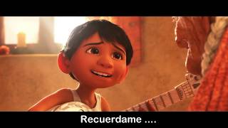 Coco  Recuerdame Letra  latino [upl. by Hahnert]