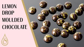 Lemon Drop Moulded Chocolates Full Recipe  Kirsten Tibballs [upl. by Lilac657]