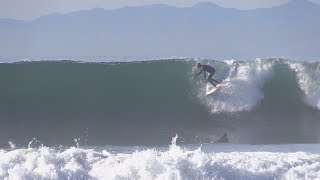 Rincon Surfing Raw  Carpinteria CA [upl. by Oyr]