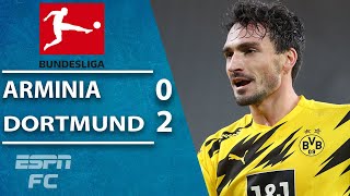 Mats Hummels steals the show in Haalands absence in Dortmund win  ESPN FC Bundesliga Highlights [upl. by Mercuri]