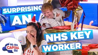 Ed Sheeran Surprises NHS Key Worker Who Lost Christmas 🎁  Capital [upl. by Kristy75]