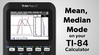 TI84 Plus Find the Mean Median and Mode [upl. by Attaynik706]