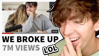 Reacting to YouTuber’s break up videos [upl. by Ryder]