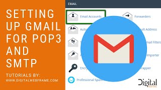 How to set up Gmail for POP3 and SMTP [upl. by Kellie]