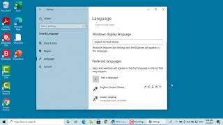 How to Install and Use a different Language Keyboard in Windows 10 [upl. by Ellinnet605]