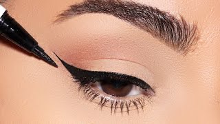 How to PERFECT WINGED EYELINER every single time Simple Beginner Friendly Technique [upl. by Emerej]