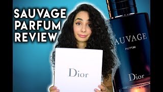 DIOR SAUVAGE PARFUM REVIEW  Dior FragranceCologne Review GIVEAWAY [upl. by Airym]