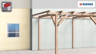 Ancoraggio di una pergola in legno [upl. by Daggna219]